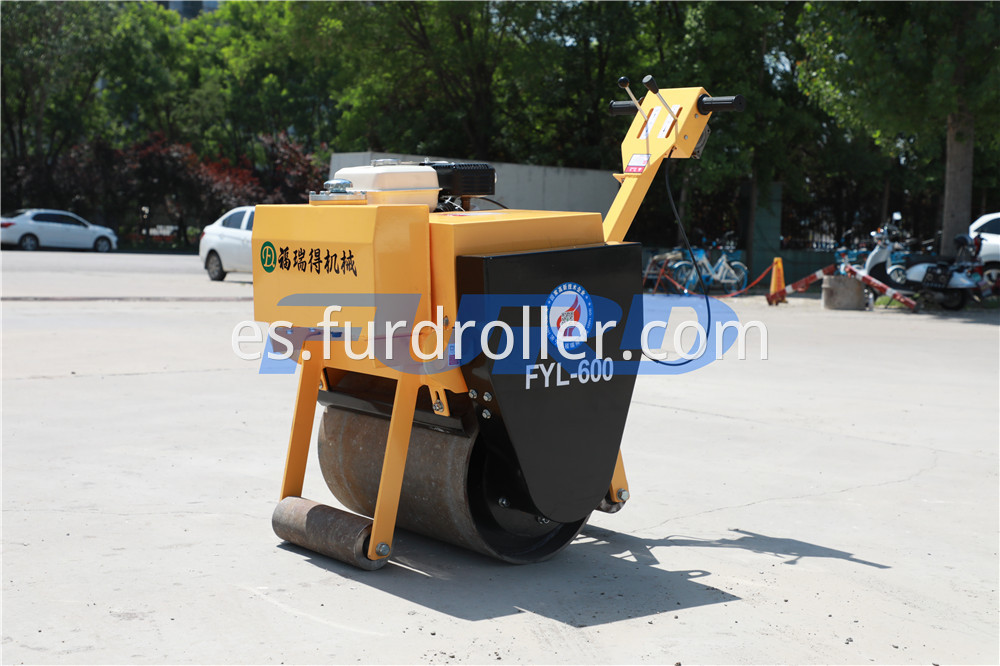 single drum road roller